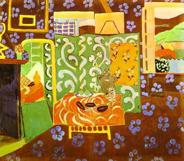 Henri Matisse Interior in Aubergines